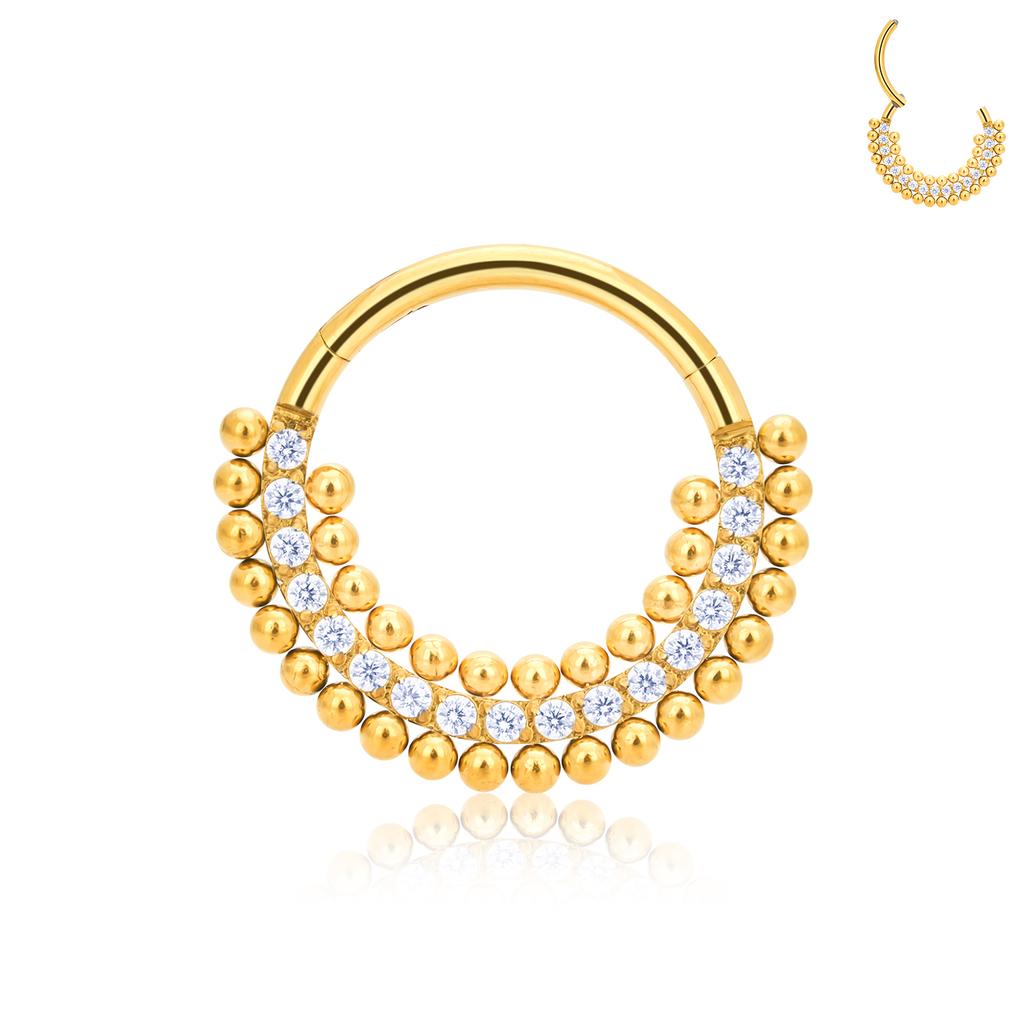 G23 Titanium Piercing Nose Ring Body Jewelry Hoop Earings ASTM F136 Cartilage Tragus Diaphragm Titanium Hing