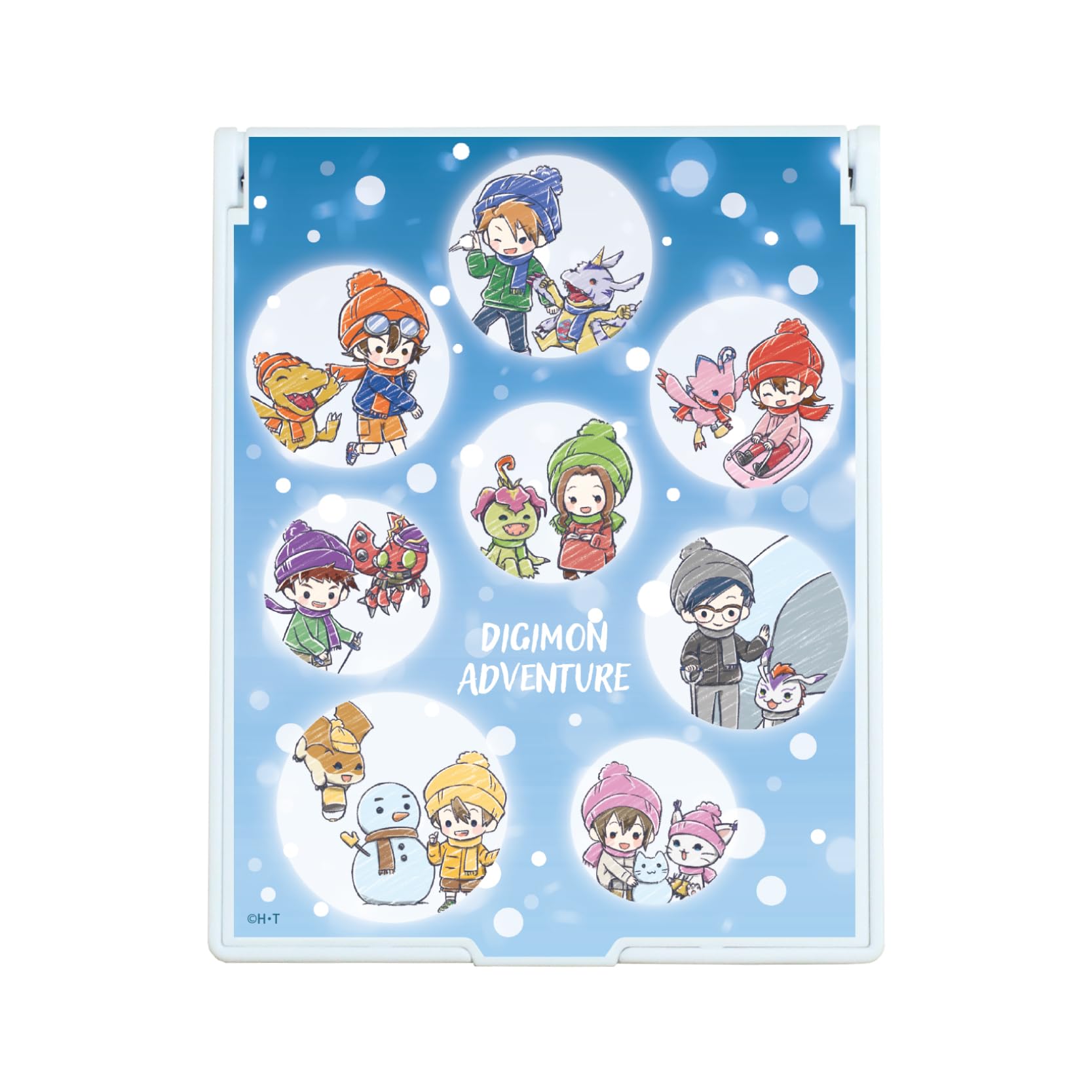 

Digimon Adventure 03 Панельный дизайн Снежная игра Арт Зеркало с большим персонажем вер.. [Граффити Иллюстрация]