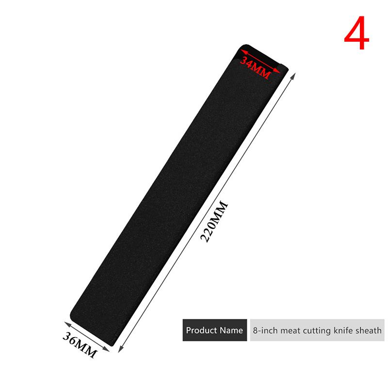 Black Plastic Kitchen Knife Blade Protector For 3.5-10 Inch Knife Cases Eco-Friendly Material  High Quality Practical