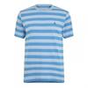 Original Penguin Herren gestreiftes Rundhals-T-Shirt Regular