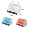 Remotes Pens Pencils Booklets Table Organizer with Drawer Home Office Makeup Tool Stationery Storage Box Phone Stand
