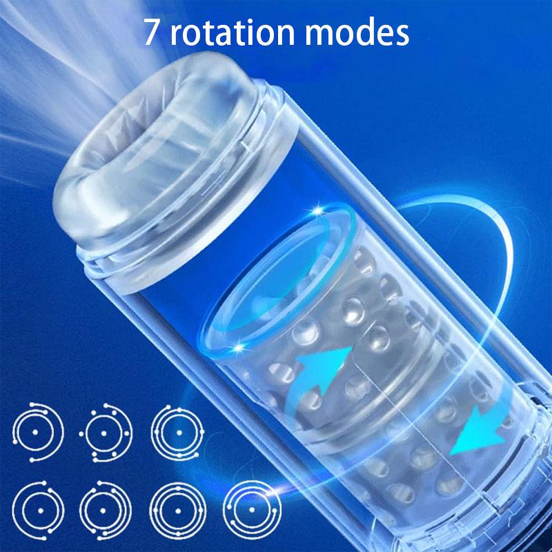 New Fully Waterproof Automatic Rotation Male Masturbator Cup Vagina Blowjob Masturbator Adult Goods Sex Toys for Men