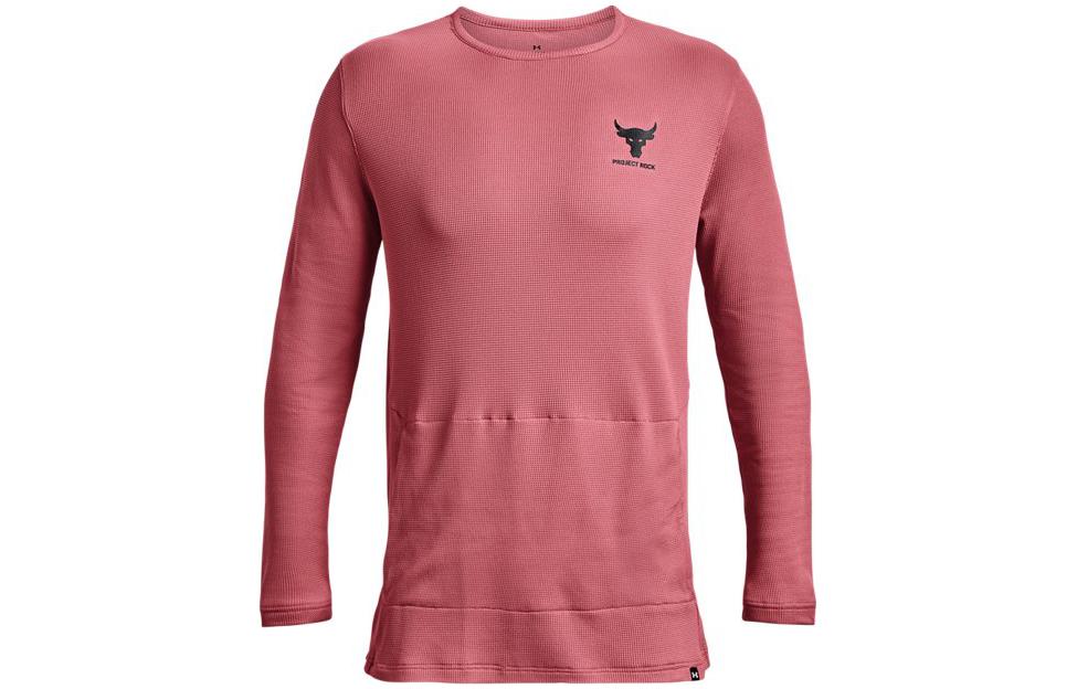 Under Armour T Shirts Men s Pink Crew Neck Moderate Straight Fit 1376050-600 XL