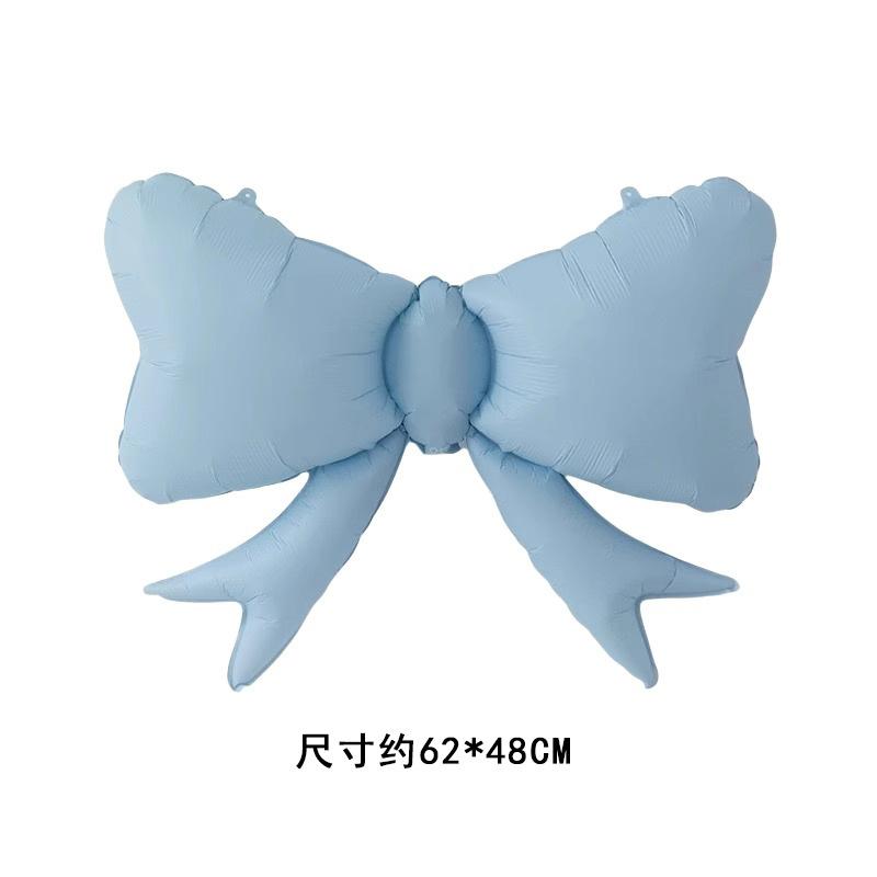 Large Macaron Bow Aluminum Film Balloon Children'S Birthday Adult Party Decoration Outdoor Decoration Props