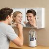 Rotating Toothbrush Holder With Lid And Drainage System For Hygienic Bathroom Organization And Space Saving Convenience