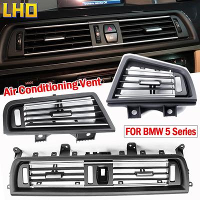 LHD Front Row Wind links Mitte rechts Klimaanlage AC Vent Grill Outlet Panel mit Chromplatte für BMW 5 Series F10