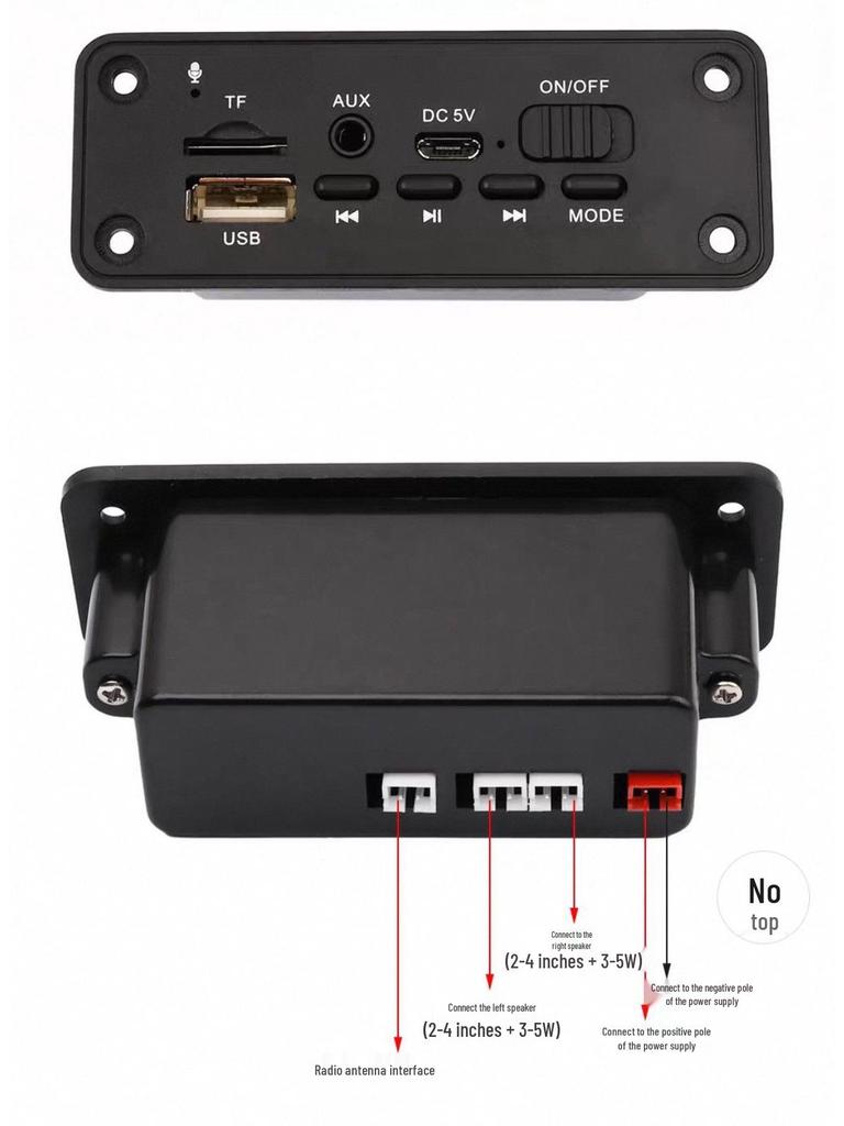 2" 4-Ohm 15W/20W Subwoofer with Dual Diaphragms, Waterproof Chamber for DIY Audio & EV Mods