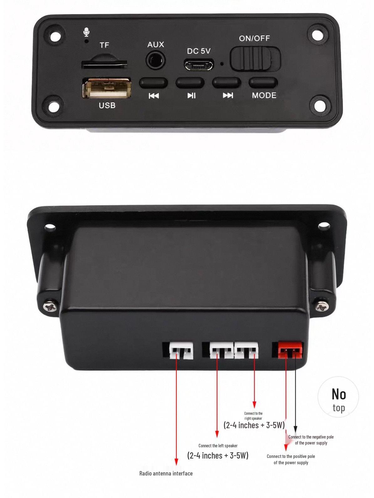 2-дюймовый 4-омный сабвуфер 15 Вт/20 В с двойными диффузорами, водонепроницаемая камера для DIY аудио и модификаций электромобилей