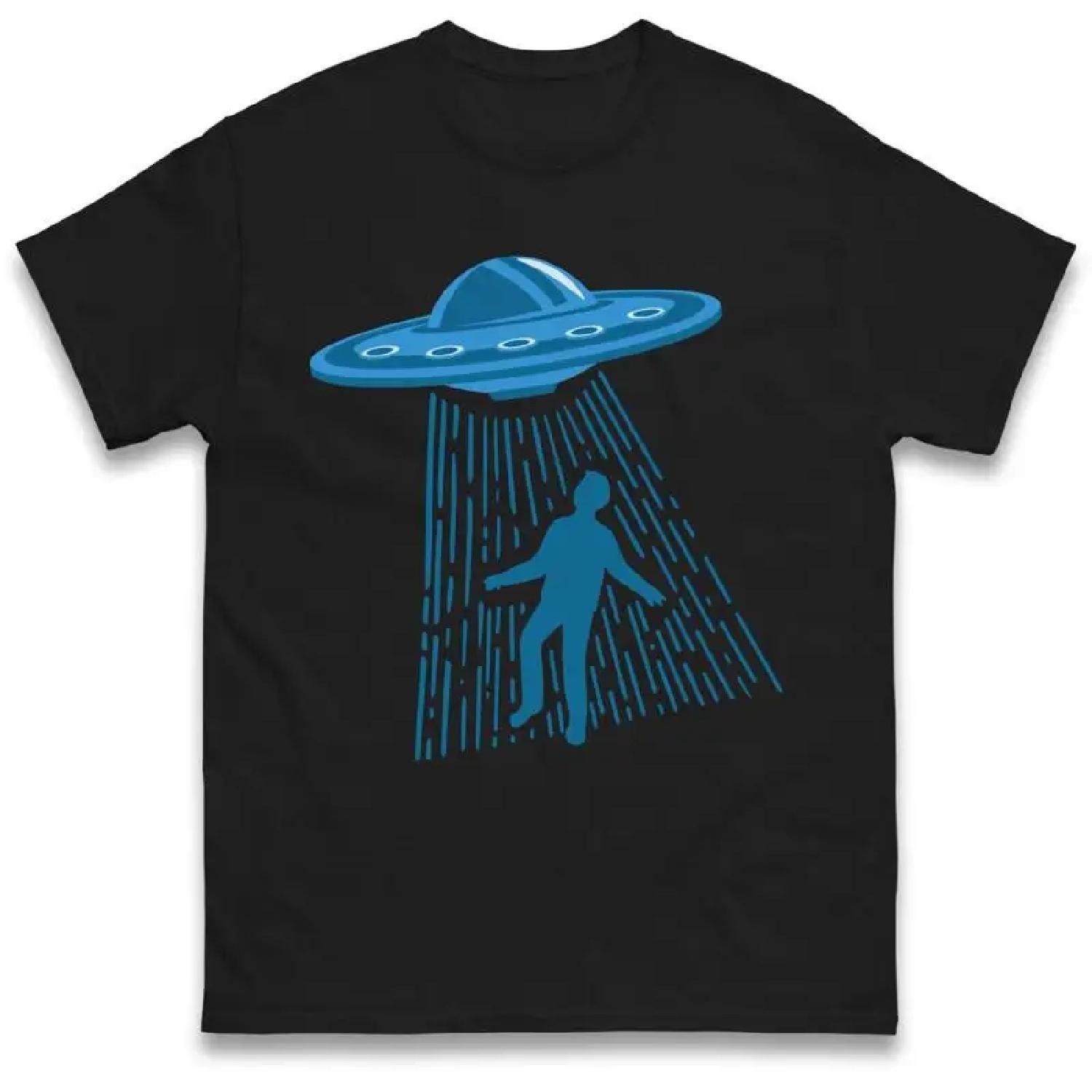 Funny Alien Abduction Ufo T Shirt Top XXXXXL разноцветный