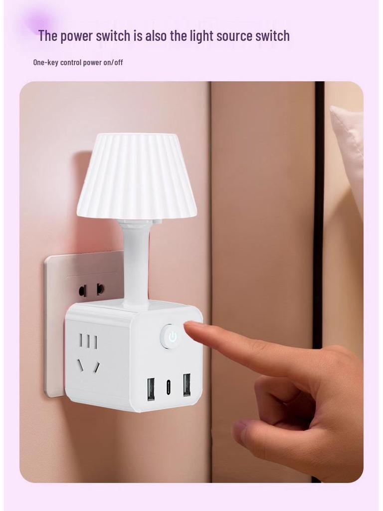 Cubo de Luz de Noite Multicolor Inteligente Ativado por Voz