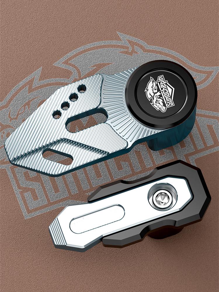 Universal No-Drill Front-Mounted Hook for Electric Scooters & Motorcycles