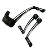 Black Brake Arm Kit Shift Lever Shifter Pegs For Harley Touring Road King 08-18 Softail Fatboy 00-18 Brake Pedal