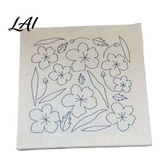 DIY Craft Kit for Adults Floral Punch Needle Kit Beginners Embroidery Flower Stress Relief Handcraft Activity Pattern Stitch Carft Adults Handmade