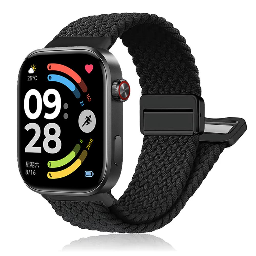 Magnetic Band For Redmi Watch 6 5 4 Strap Sport nylon Adjustable Replacement Braided bracelet correa Xiaomi Mi Band 8 Pro/9 Pro
