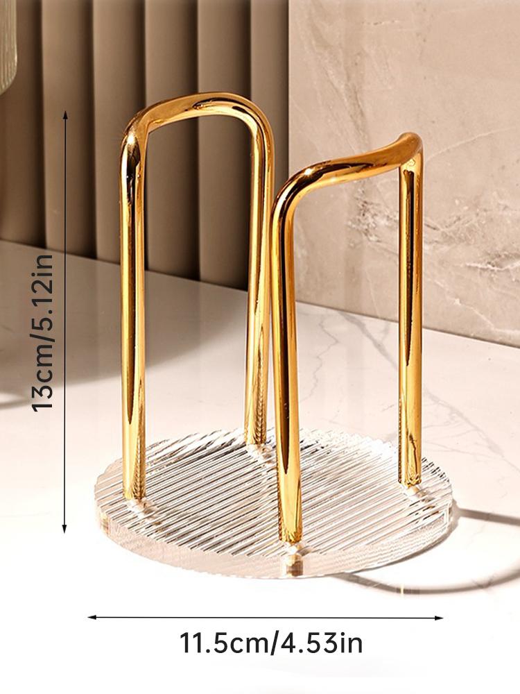 Disposable Cup Storage Holder Rack Shelf Water Tea Cups Acrylic Dispenser with Longer Stick Mug Display Stand Organizer Supplies