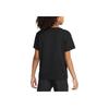 Nike T-Shirt Stay Spicy Brand Logo Letter Round Neck Drop Shoulder Short Sleeve Kids tops Black IM4474-010