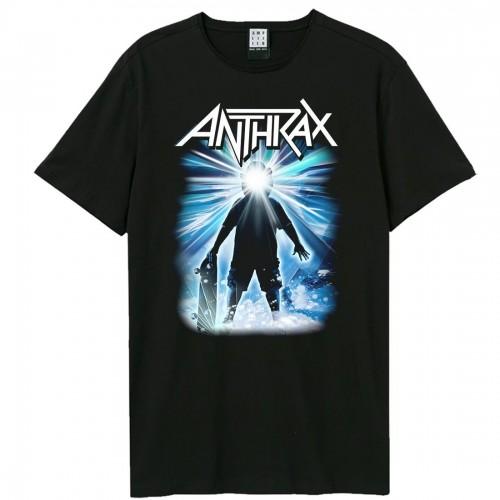 Amplified Unisex Adult Halloween Blue Light Anthrax T-Shirt