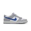 Dunk Low Grade School 'Wolf Grey Royal' (Unisex) Wolf Grey / Game Royal / White Kids' Skateboarding Shoes FN3878 001