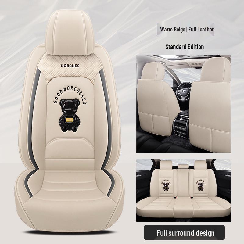 Ouzhi Goddess Cartoon Car Seat Cushion Cover - Universal Fit for All Seasons