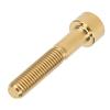 M6x35mm Bike Screw Rustproof Titanium Alloy Bicycle Handlebar Stem Screw for Outdoor Cycling