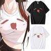 Game Genshin Impact Hu Tao Series Tshirt Cosplay Kawaii Print Funny T Shirts Summer Tee Womens Clothing Top Women