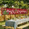 Merry Christmas Banner: Holiday Store Decoration