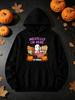 Unisex Hoodie, Halloween, Mentally I'M Here Ghost Camping, Pullover Hoodie, Casual Funny Graphic, Autumn Fall Season, Pumpkin Maple Leaf Decor