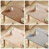 Smooth Imitation Sheepskin Tablecloth Rectangular Desk Protection Cover  Dining