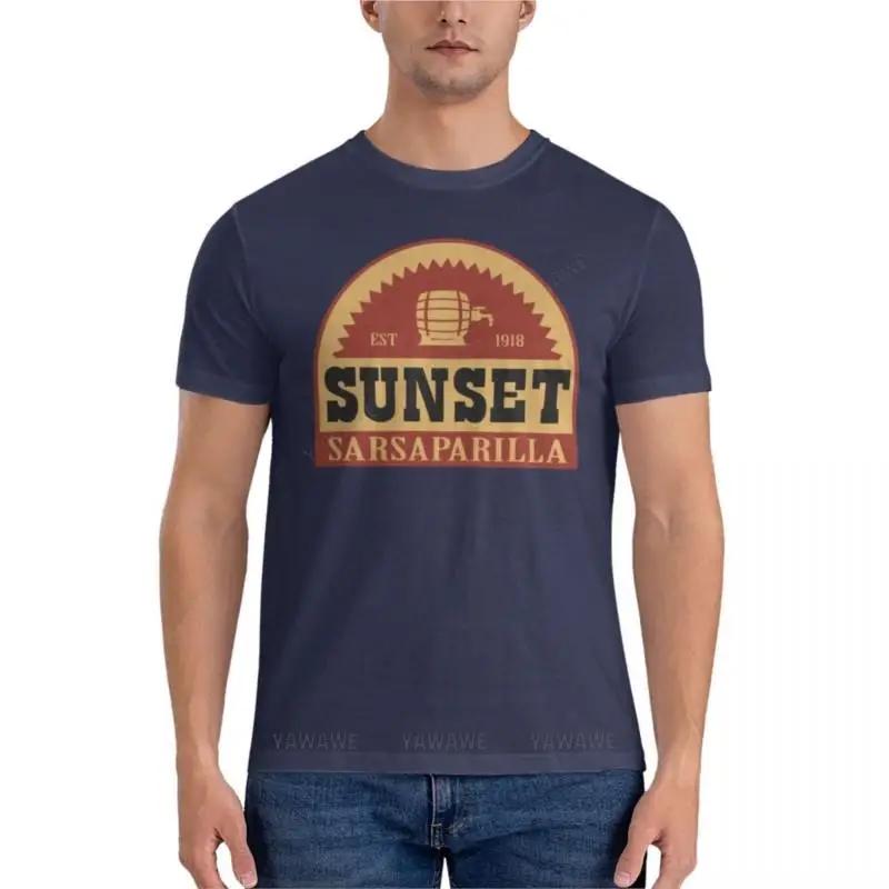 

Sunset Sarsaparilla Essential T-Shirt mens t shirts crew neck shirt boys white t shirts brand t-shirt men cotton teeshirt 4XL