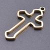 DIY Gold Color Wings Angel Charms For Jewelry Making Supplies Anke Cross Love Heart Pendants Breloques Pour Fabrication Bijoux