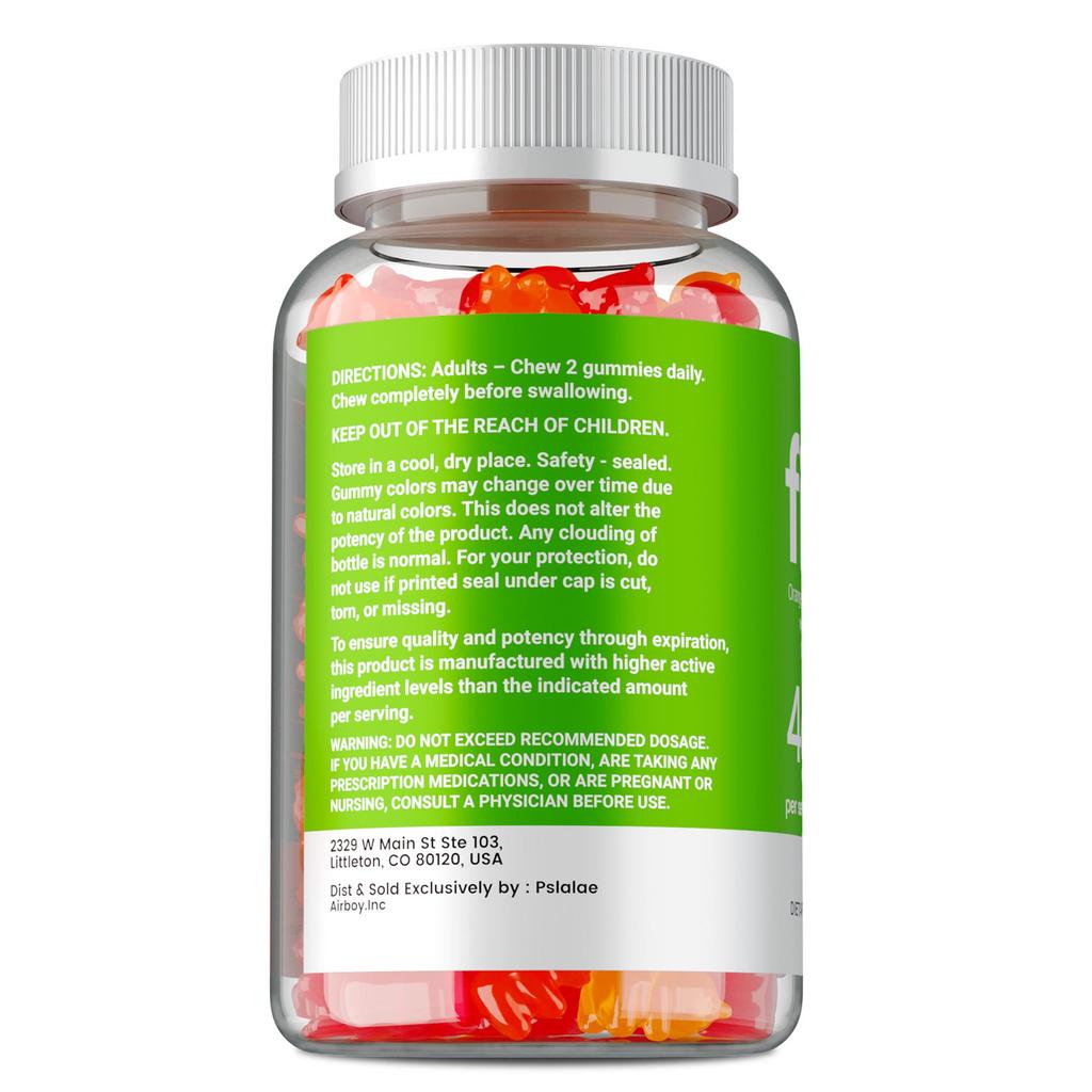 Dietary Fiber Gummies, Supports Digestive Health, Nutritional Supplement, Suitable for Men and Women.