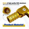 Folding Gear Shifter Shift Lever Pedal CNC Compatible with 70cc 50cc 90cc Gold