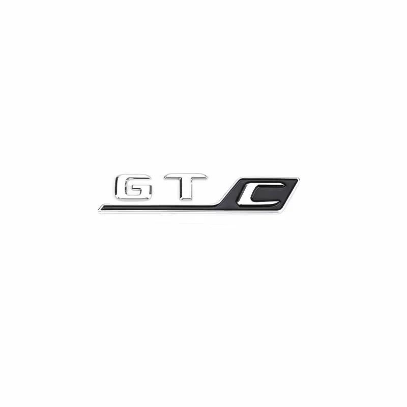 GTR GTS GTC 3D ABS Letter Rear Trunk Decal Emblem Badge Sticker For Mercedes Benz AMG GT R S C GT43 GT63 C190 Car Accessories