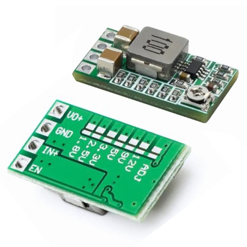 Mini DCVoltage Regulator Module 4.5-24V Input to 5V 3A Output Voltages BuckConverters Board with Adjustable Setting