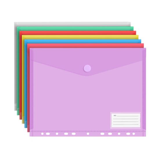 The Curved Flip Cover Features A Fastener Tape That Keeps Papers Firmly in Place