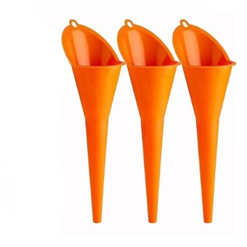 1/3pcs Refueling Funnel Hands-free Plastic Funnel for Motorcycle Automobile Splash Protection Oil Funnel Autos Accesorios