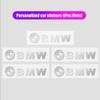 CTCE1 10/5/2Pcs Metal Car Audio Decoration Sticker Auto Badge Decal  For BMW 1 3 5 7 Series M F01 F20 F10 F13 E46 E52 E53 E60 E93 G20