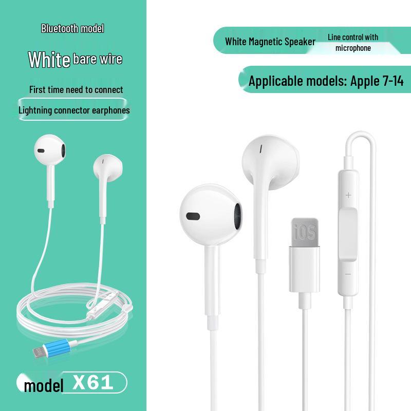 Apple Kabelgebundene Kopfhörerkabel für iPhone 14/15/16/17 mit In-Ear Gaming-Steuerung