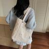 2025 Summer New Commuter Large-capacity Shoulder Canvas Bag Women's Korean Version Fashion Simple Handbag Tote Bag