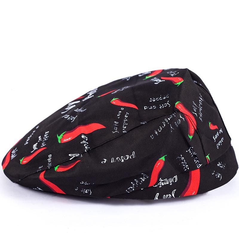 Waiter Beret Breathable Mesh Chef Hat Catering Milk Tea Baking Work Hat Men Women