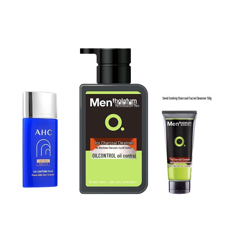 Набор Mentholatum Очищающее масло Контроль жирности Освежающий солнцезащитный крем
