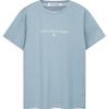 Calvin Klein Letter Print Round Neck Short Sleeve T-Shirt Unisex Tops J318472-CE2