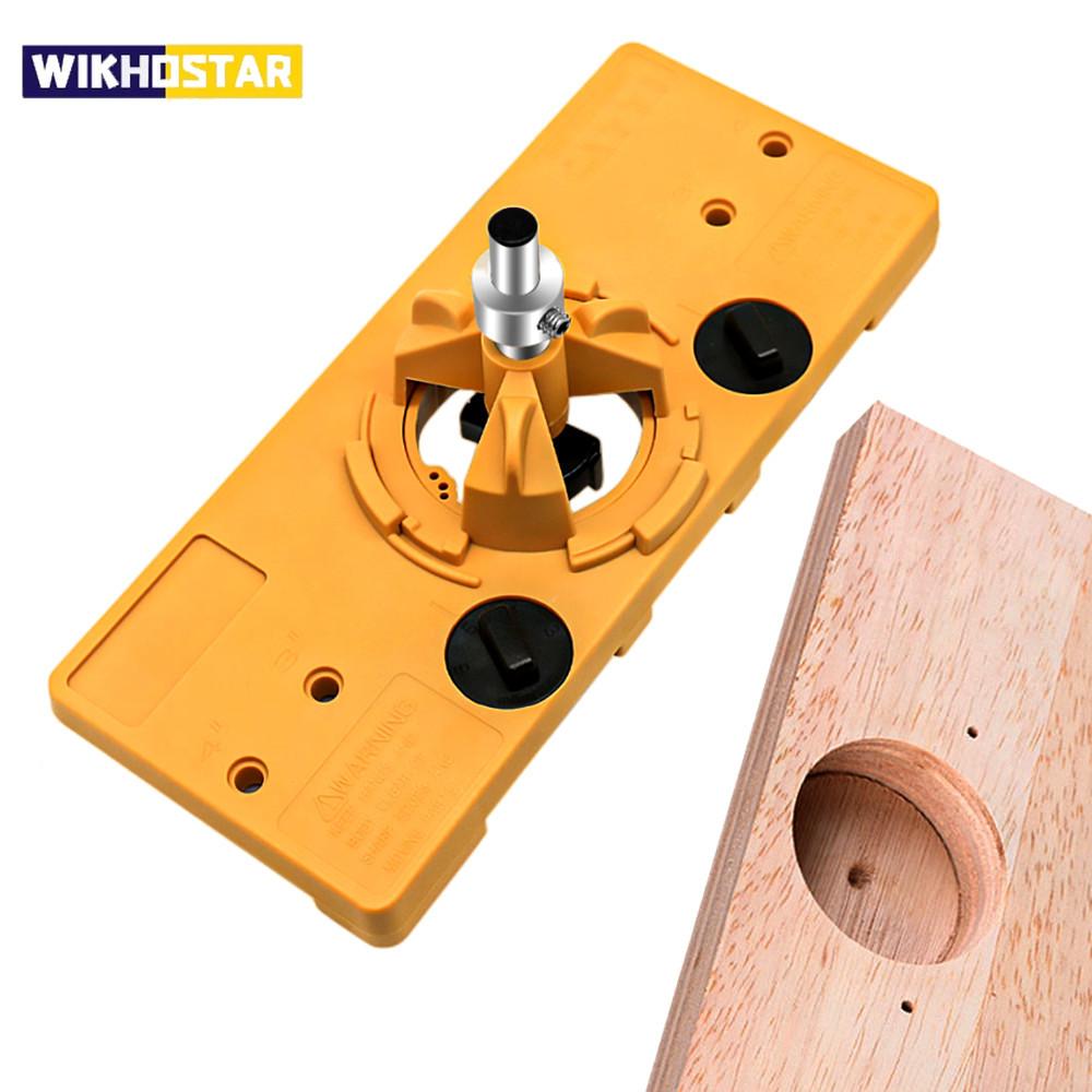 35MM Cup Style Hinge Jig Boring Hole Drill or 35MM Concealed Hinge Jig Kit For Wood Hole Locator Hinge Jig Drill Guide
