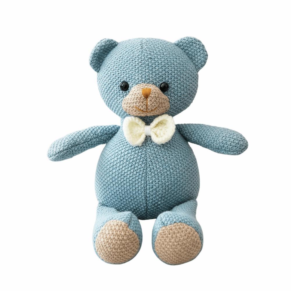 

Cute Design Crocheted Wool Plush Toy Kawaii Style Animal Series Doll Birthday Gift Style 1