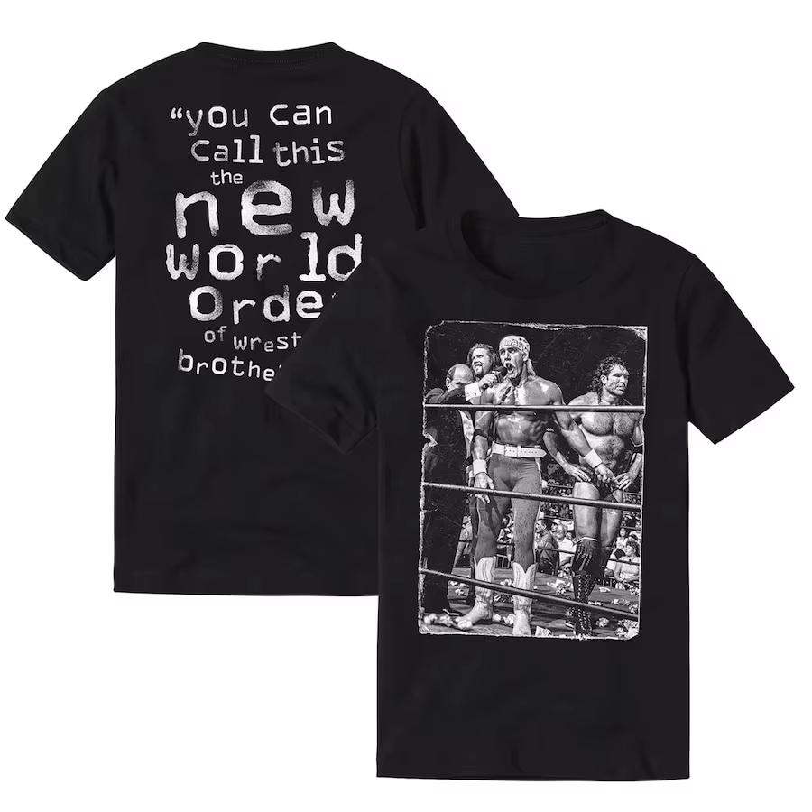 High Quality Fashion Hip Hop American Club Short Sleeve Men's Summer Cotton Crew Neck T-Shirt Black NWo The Third Man T-Shirt
