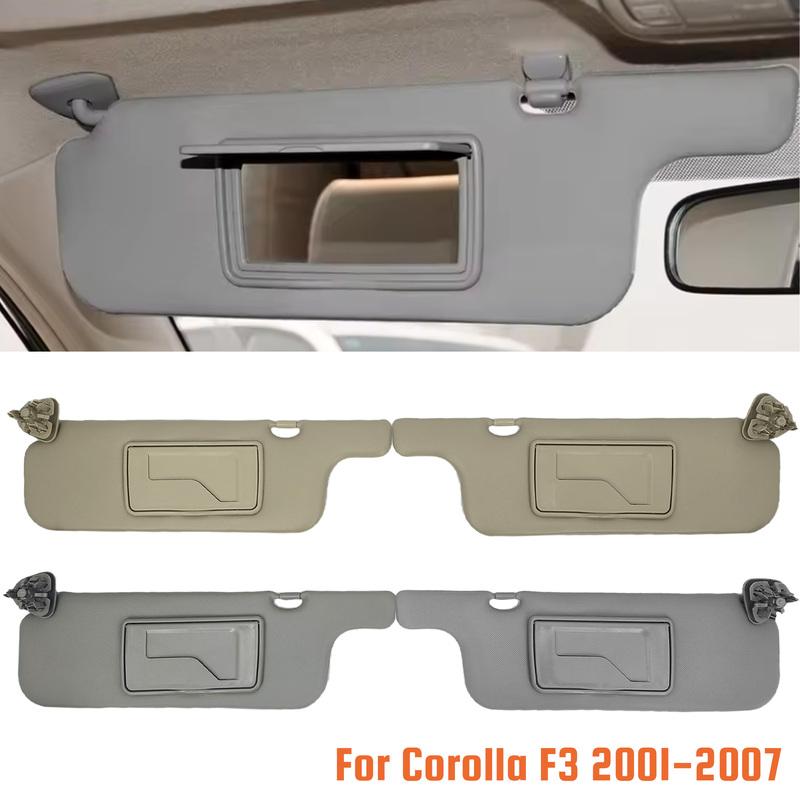 Auto-Sonnenblende Ersatz für Corolla 2001 2002 2003 2004 2005 2006 2007 ide Linke Fahrer-Sonnenblende Rechte Front-Sonnenblende