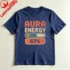 Aura Energy Pixel Design Unisex Tshirt Cotton Short Sleeve Casual Fashion Harajuku Aesthetic Summer Top Gift For Her