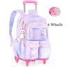 School Rolling backpack Bags school wheeled backpack for girls  kids School trolley bag for girls school bag wheels for girls