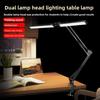 Modern Minimalist Foldable Desk Lamp With Aluminum Clamp And Usb Port For Nail Art And Makeup Work