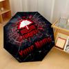Nottingham Forest FC Automatic 3‑Fold Umbrella 8‑Rib Windproof Folding Umbrella Sun Rain Protection For Outdoor Travel Daily Use